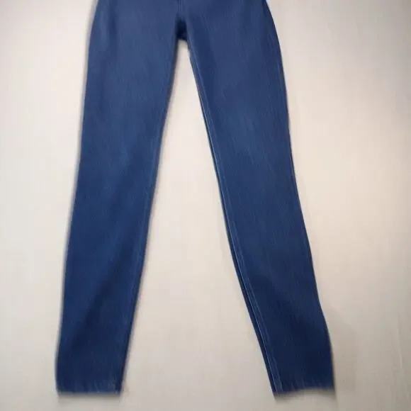 SPANX Pull On Jeans Womens Skinny Dark Wash 24x28 Stretch High Rise Jeggings XS - Picture 3 of 7